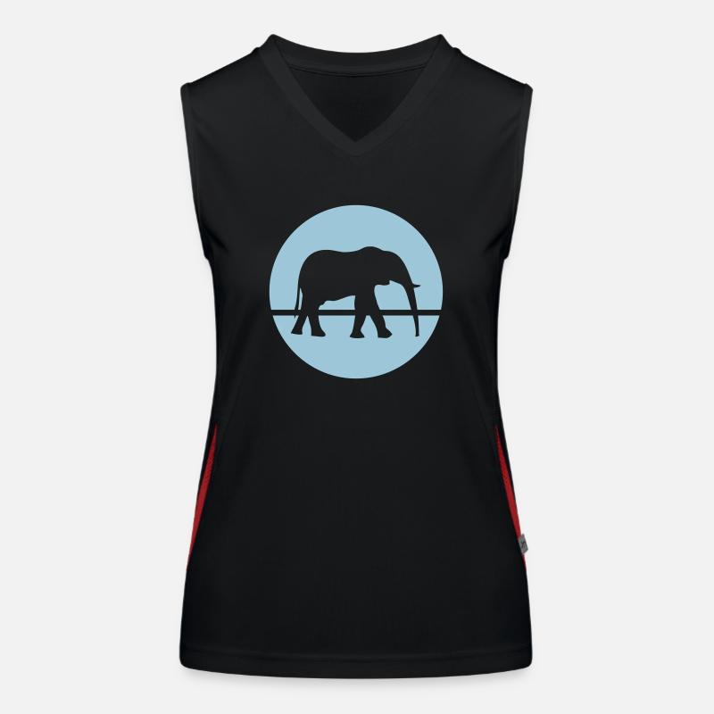 Elephant Débardeur respirant contrasté Femme