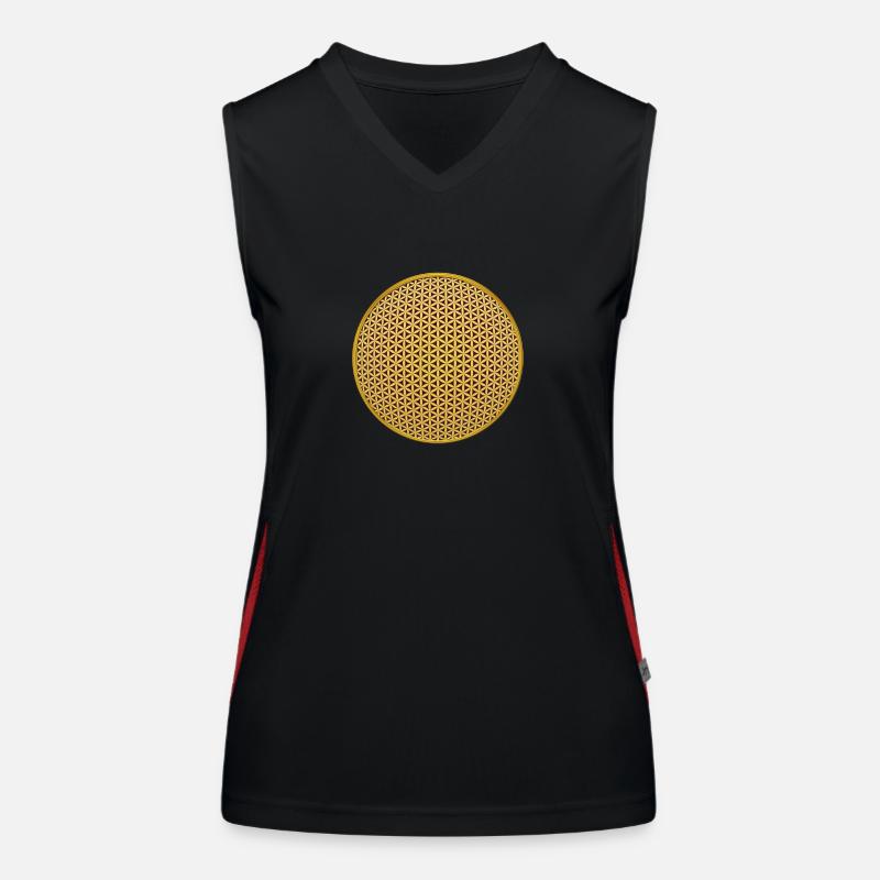 fol_sphere_2_satin Funktionelles Kontrast-Tank Top für Frauen