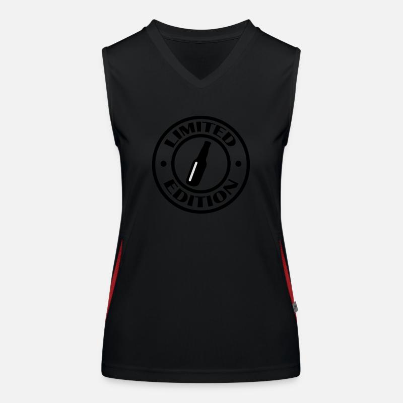 bouteille limitée Débardeur respirant contrasté Femme