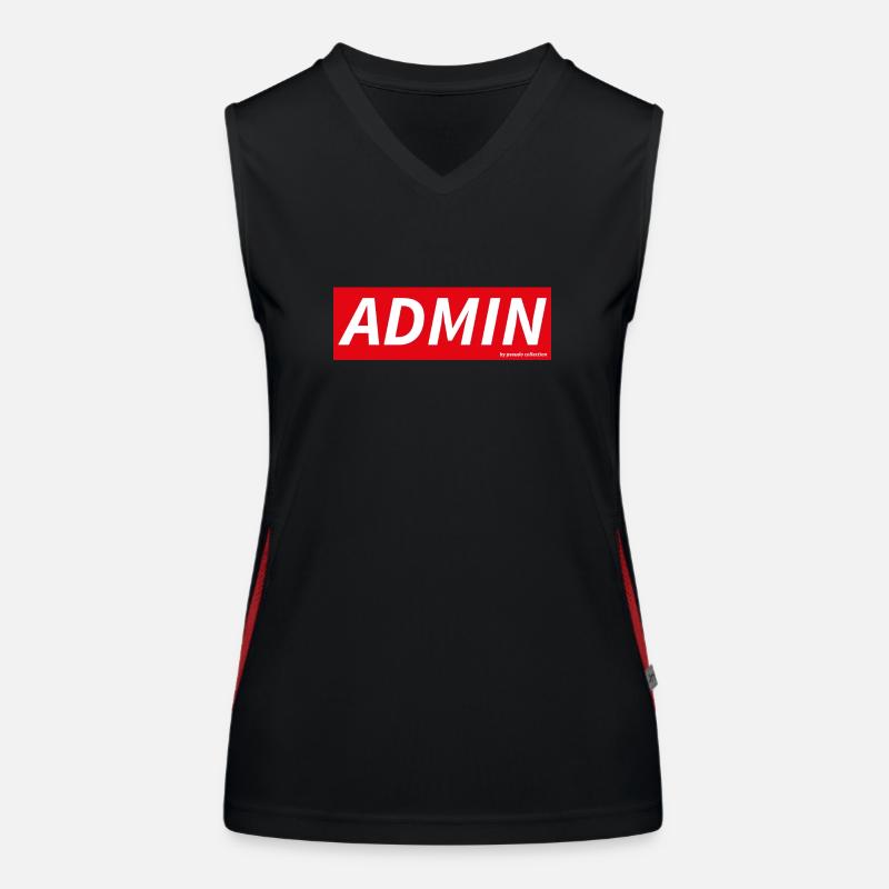 ADMIN Funktionelles Kontrast-Tank Top für Frauen