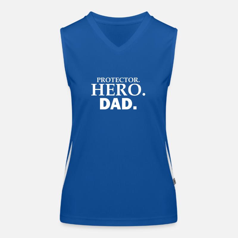 PROTECTOR HERO DAD Women's Functional Contrast Tank Top