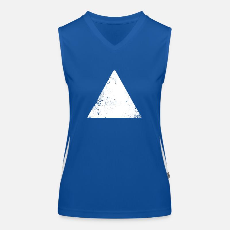 forme de triangle de hippie Débardeur respirant contrasté Femme