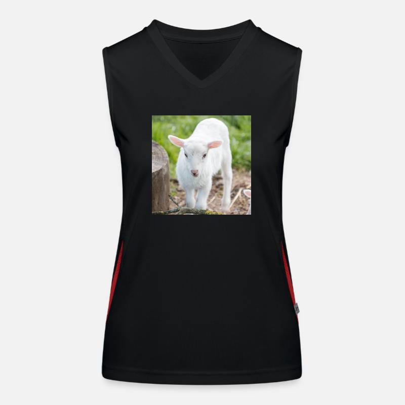 Lamb (Ovis) lamb Women's Functional Contrast Tank Top