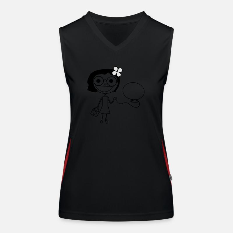 Mädchen Funktionelles Kontrast-Tank Top für Frauen