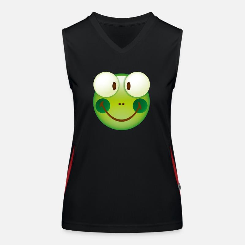 Smiley Frog Débardeur respirant contrasté Femme