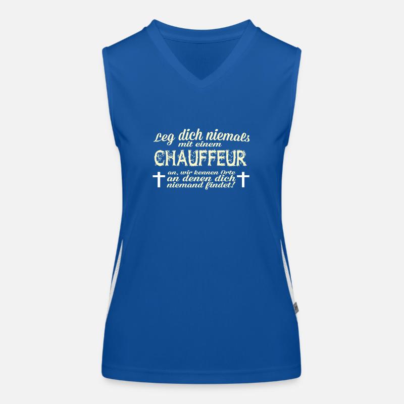 Chauffeur Mord Funktionelles Kontrast-Tank Top für Frauen