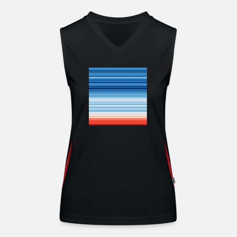 Warming Stripes | Scientists for Future Débardeur respirant contrasté Femme