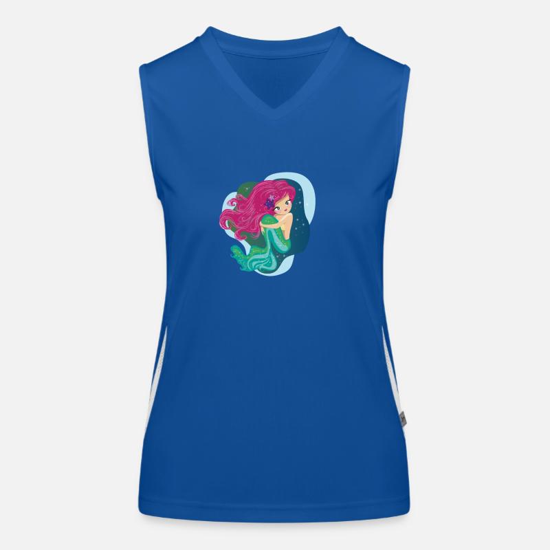 Mermaid Women's Functional Contrast Tank Top