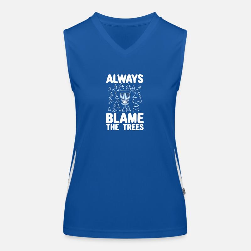 Disc Golf Disc Korb Geschenk Funktionelles Kontrast-Tank Top für Frauen