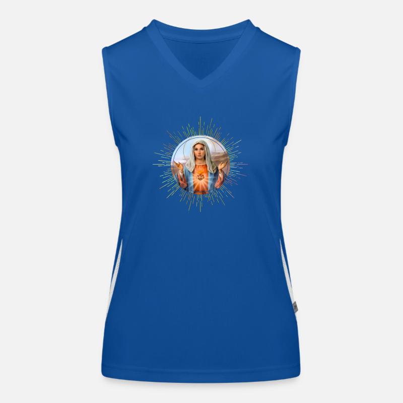 Maria Madonna Women's Functional Contrast Tank Top