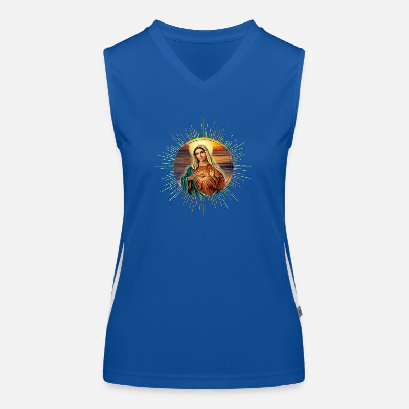 Maria Madonna Women's Functional Contrast Tank Top