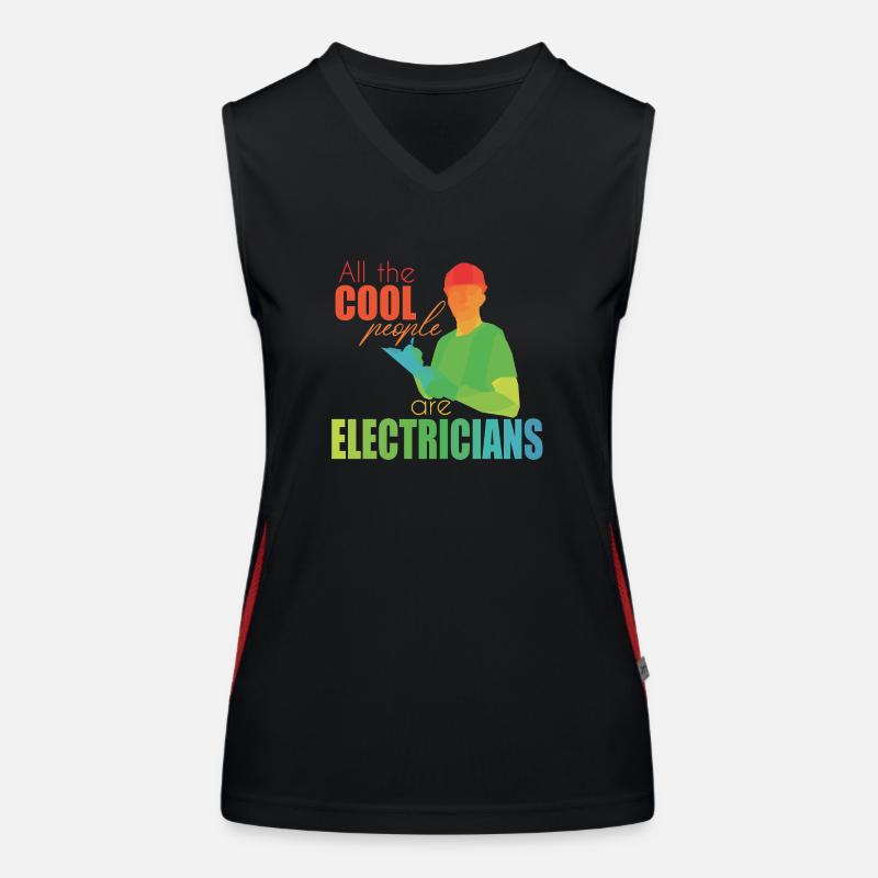 Électriciens Débardeur respirant contrasté Femme