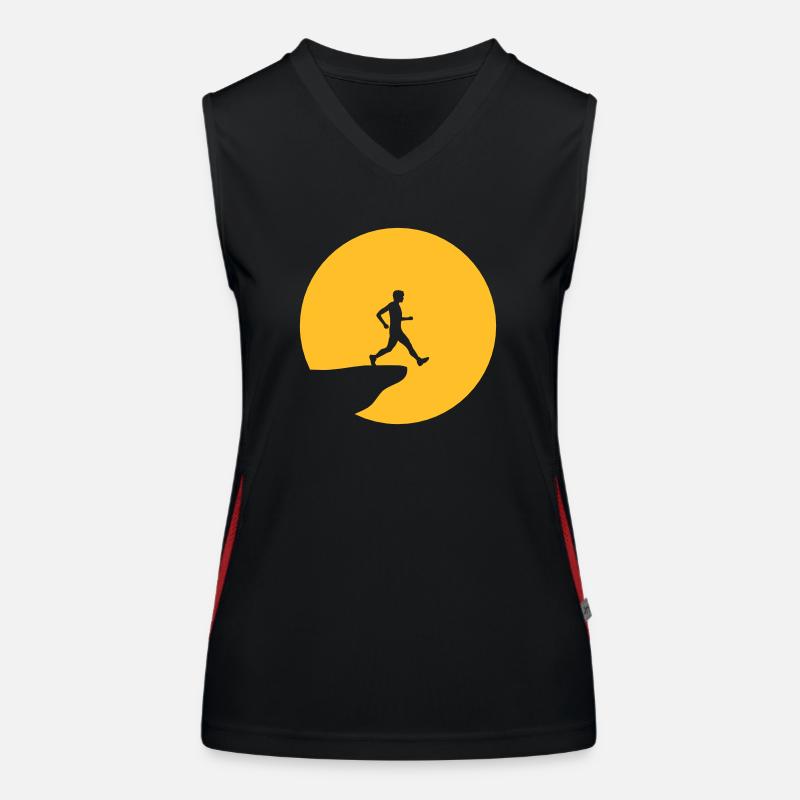 Moon Runner Cliffs Women's Functional Contrast Tank Top