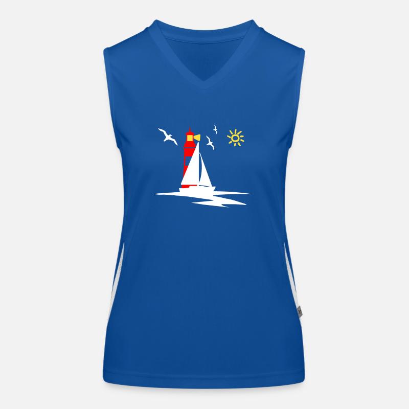 Voile Débardeur respirant contrasté Femme