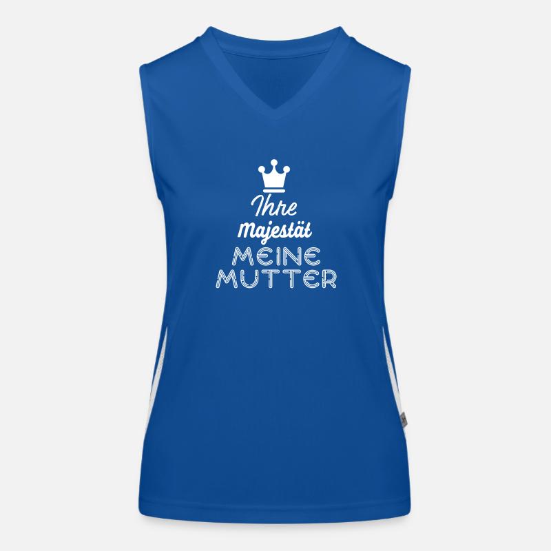 meine Mutter Funktionelles Kontrast-Tank Top für Frauen