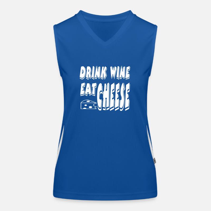 Wein Funktionelles Kontrast-Tank Top für Frauen