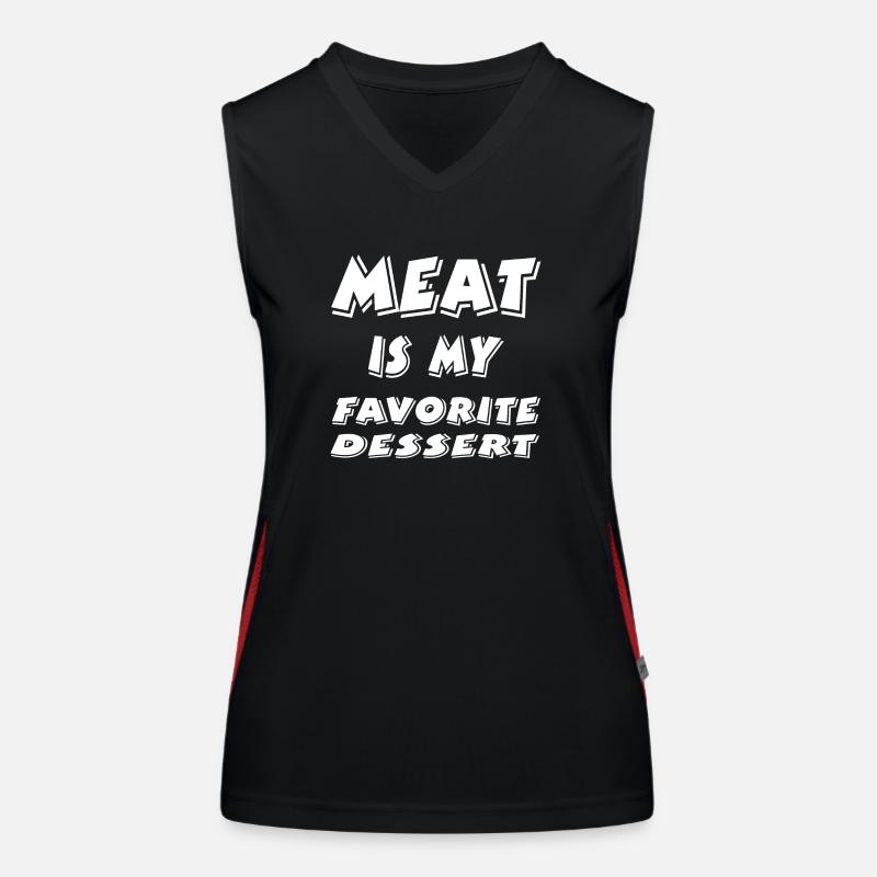 Viande Débardeur respirant contrasté Femme