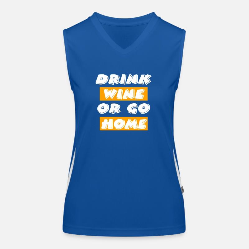 Wine Women's Functional Contrast Tank Top