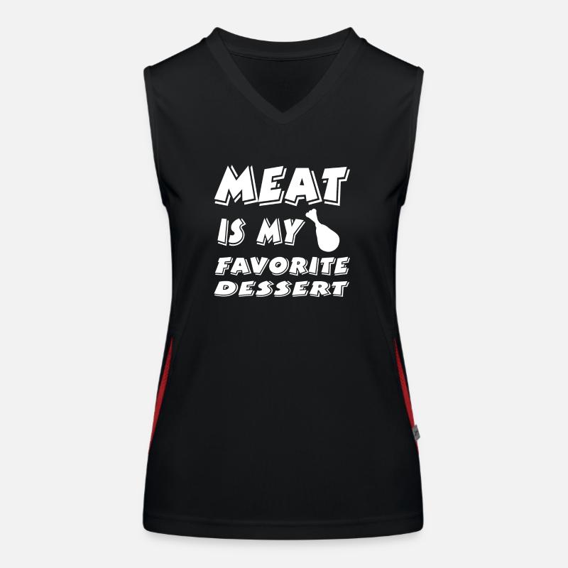 Viande Débardeur respirant contrasté Femme