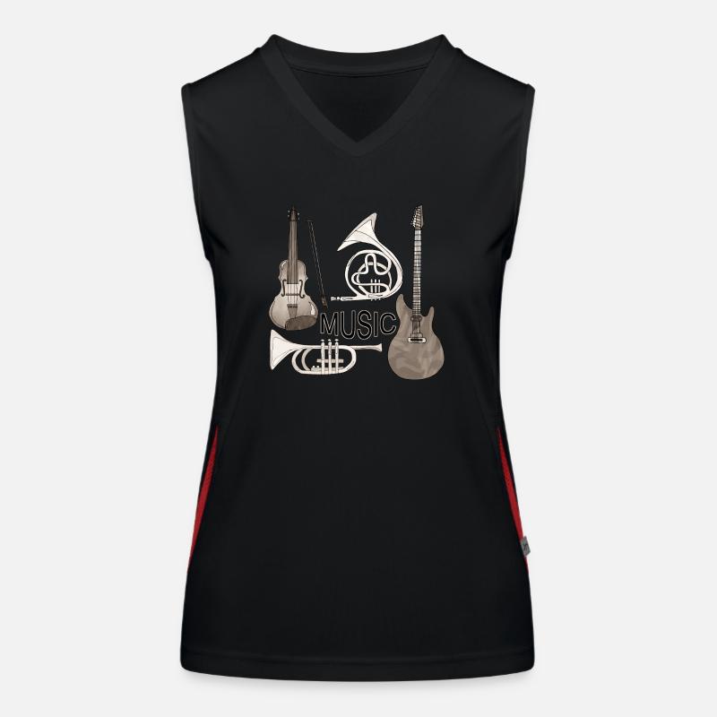 Musical instruments Women's Functional Contrast Tank Top