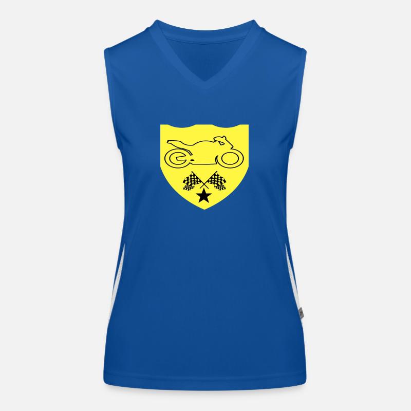 Motorcycle Women's Functional Contrast Tank Top