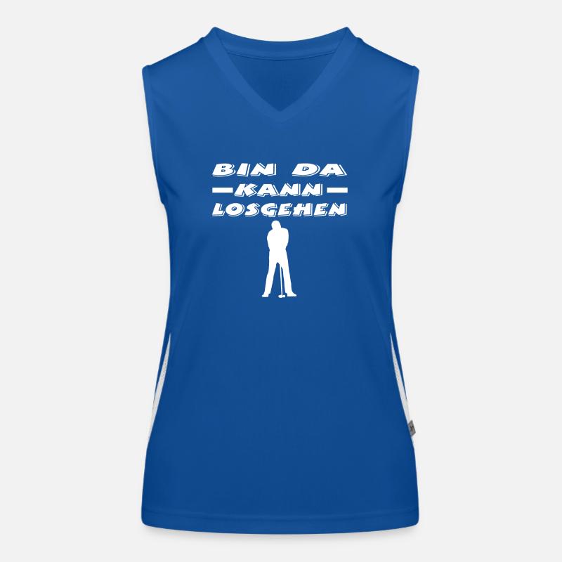 Golf Funktionelles Kontrast-Tank Top für Frauen