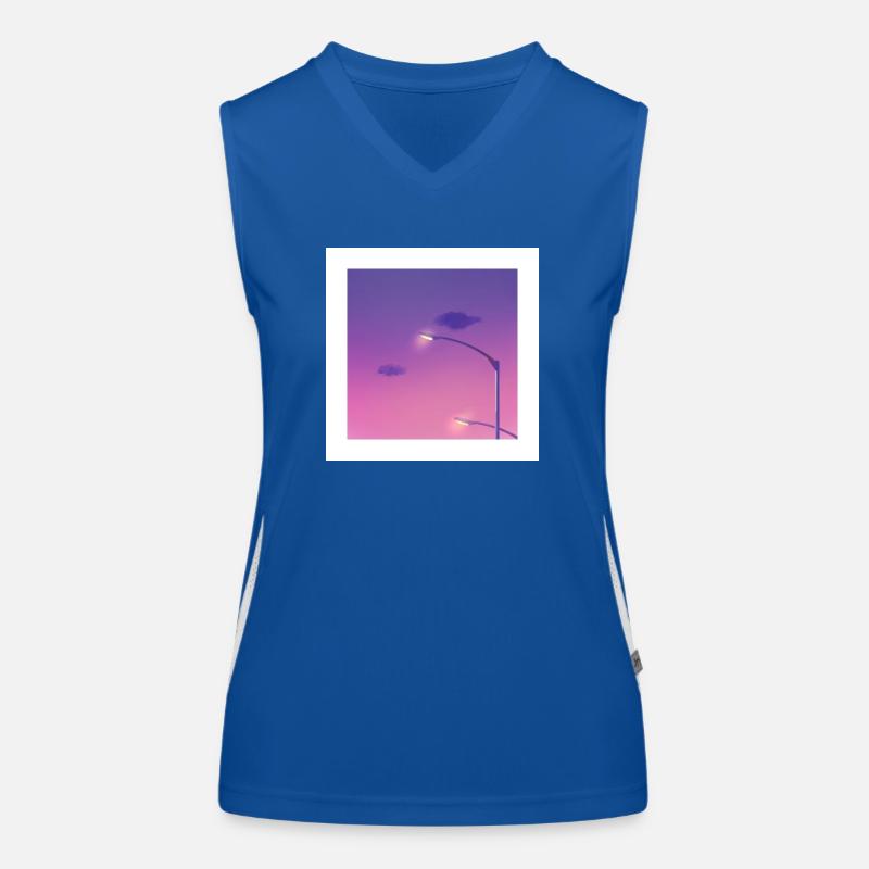 chill light Débardeur respirant contrasté Femme