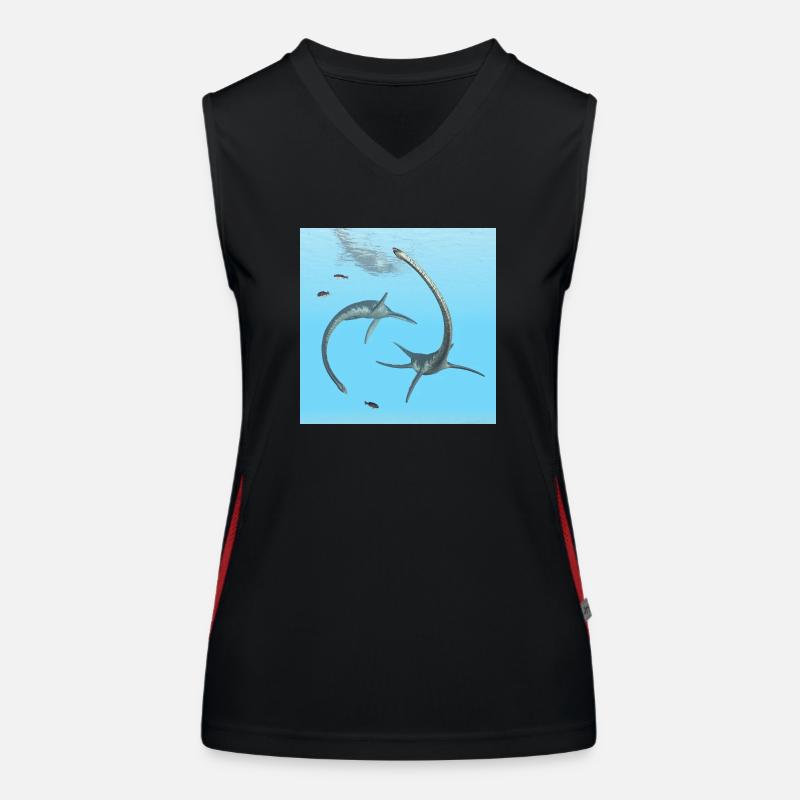 Plésiosaure Elasmosaurus Débardeur respirant contrasté Femme