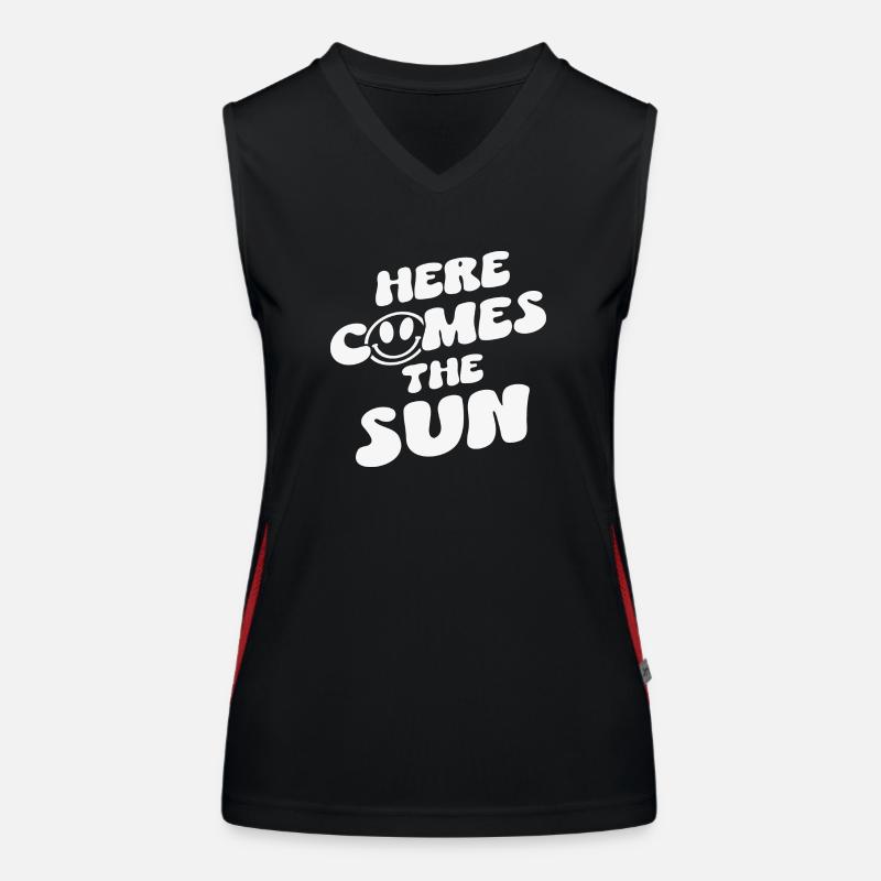 Here comes the Sun Women's Functional Contrast Tank Top