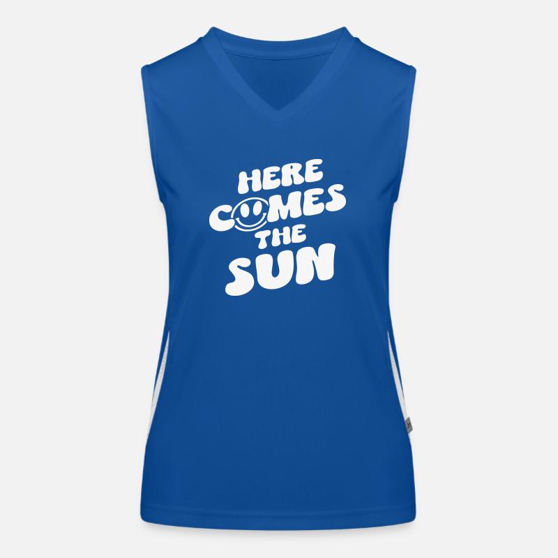 Here comes the Sun Funktionelles Kontrast-Tank Top für Frauen