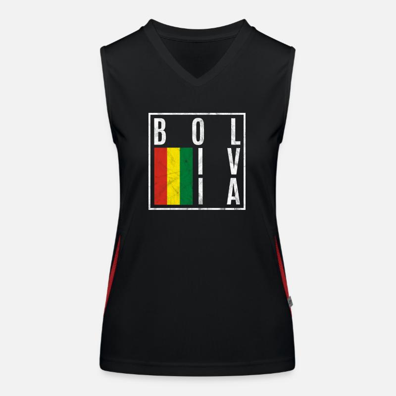 Bolivia Women's Functional Contrast Tank Top