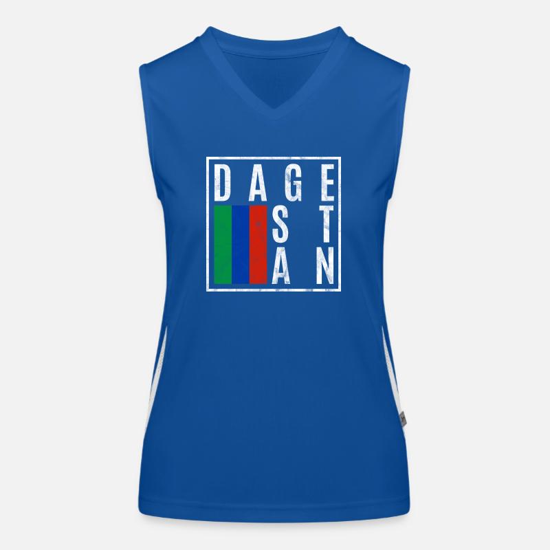 Dagestan Funktionelles Kontrast-Tank Top für Frauen