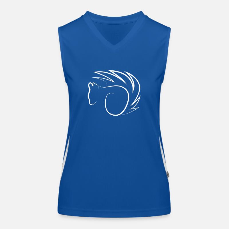 Squirrel line Women's Functional Contrast Tank Top