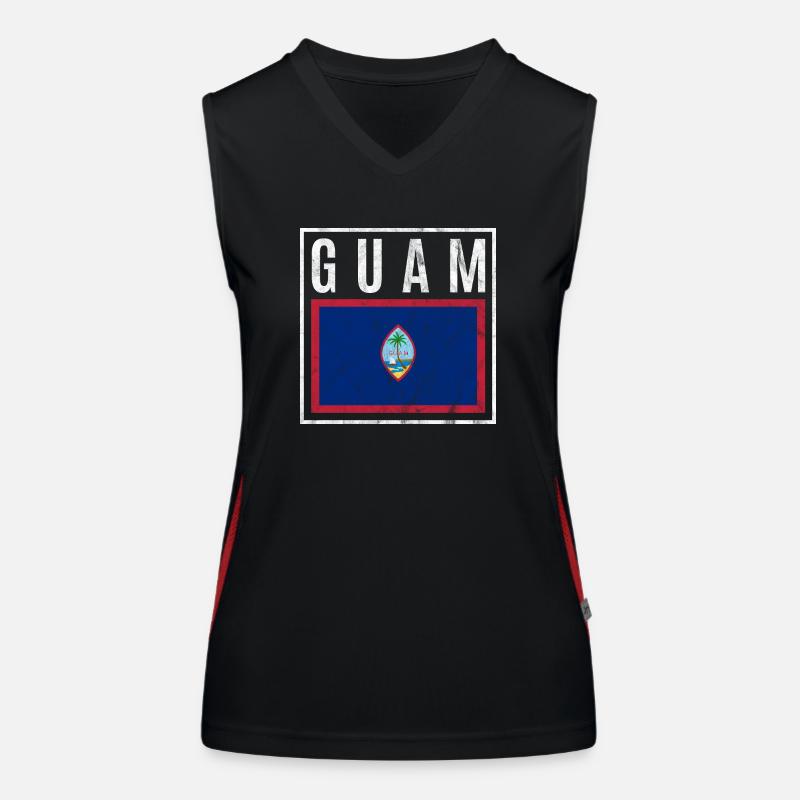 Guam Women's Functional Contrast Tank Top