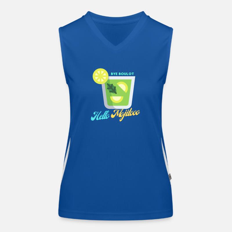 Hello mojito Débardeur respirant contrasté Femme