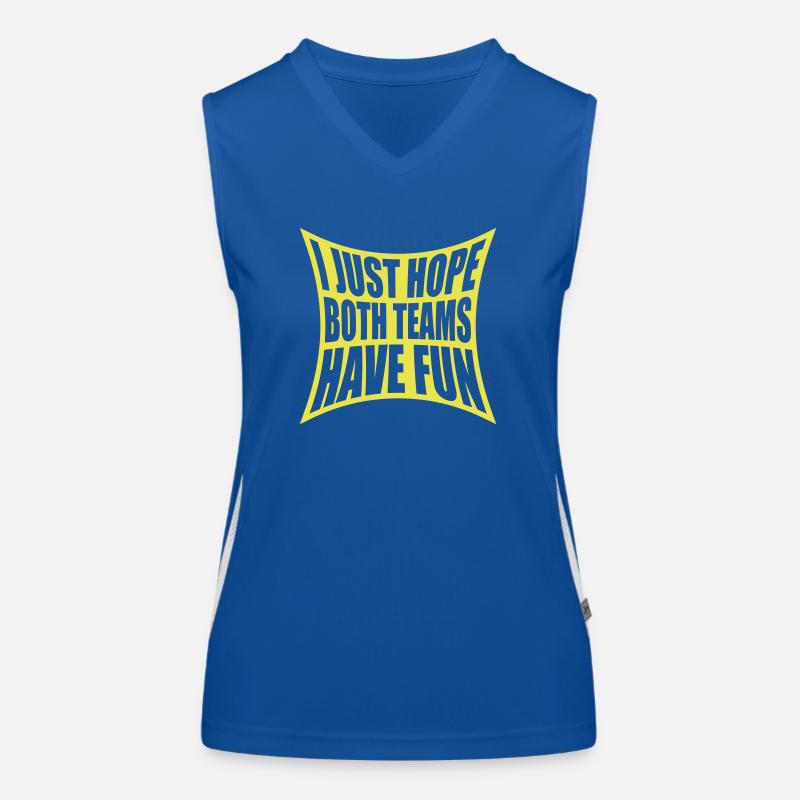 Both Teams Have Fun Women's Functional Contrast Tank Top