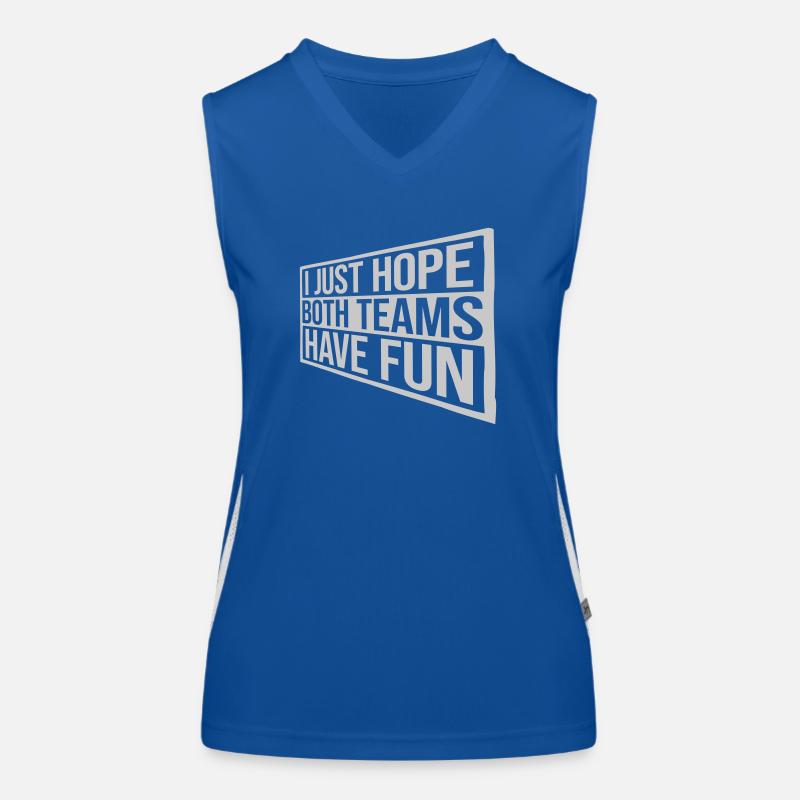 Both Teams Have Fun Women's Functional Contrast Tank Top