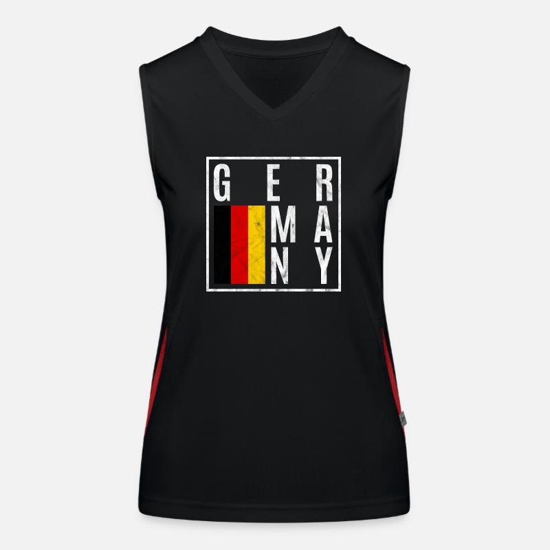 Deutschland Funktionelles Kontrast-Tank Top für Frauen