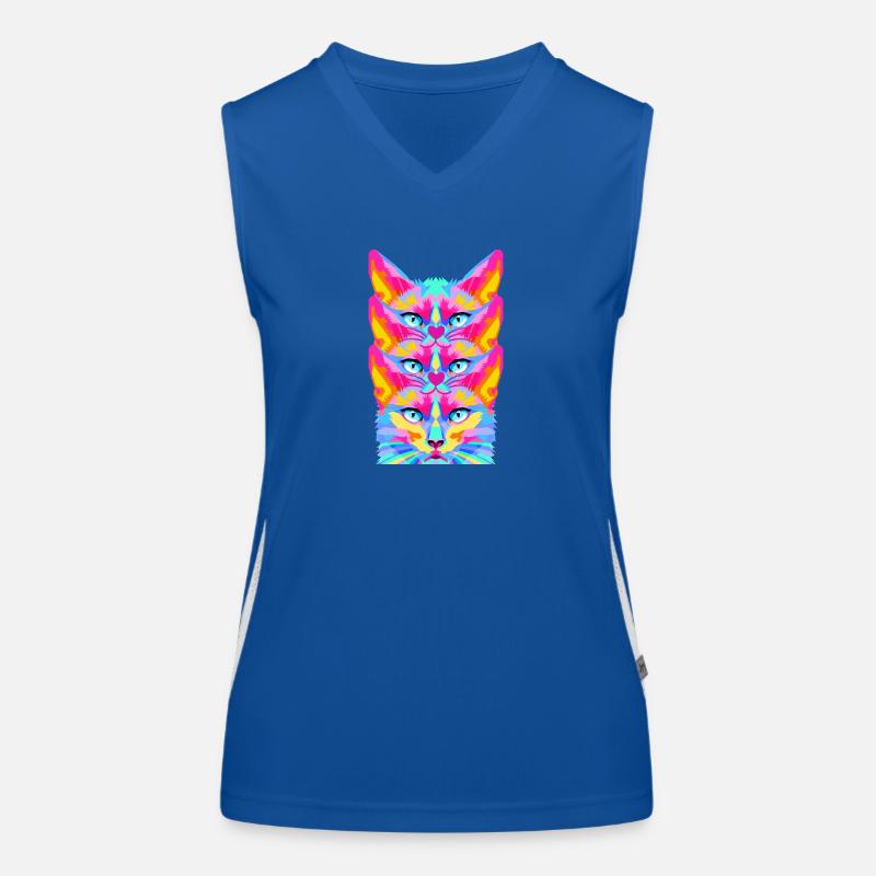 KATZE Funktionelles Kontrast-Tank Top für Frauen