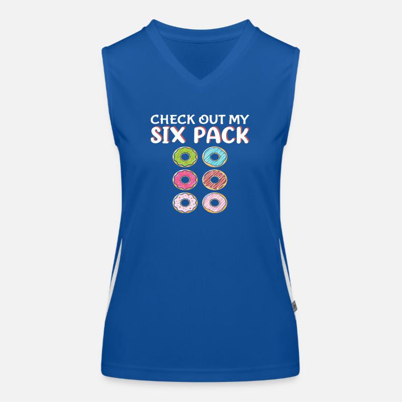 Check out my Six Pack Funktionelles Kontrast-Tank Top für Frauen