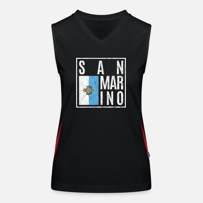 Saint-Marin Débardeur respirant contrasté Femme