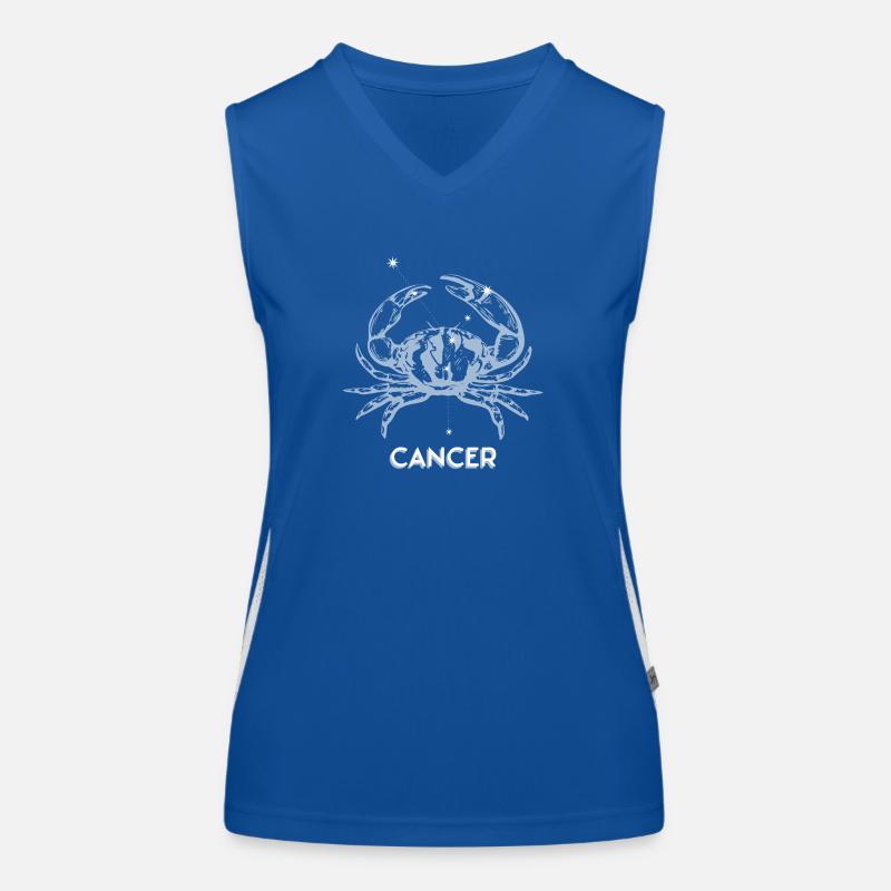 Krebs-Konstellation Funktionelles Kontrast-Tank Top für Frauen