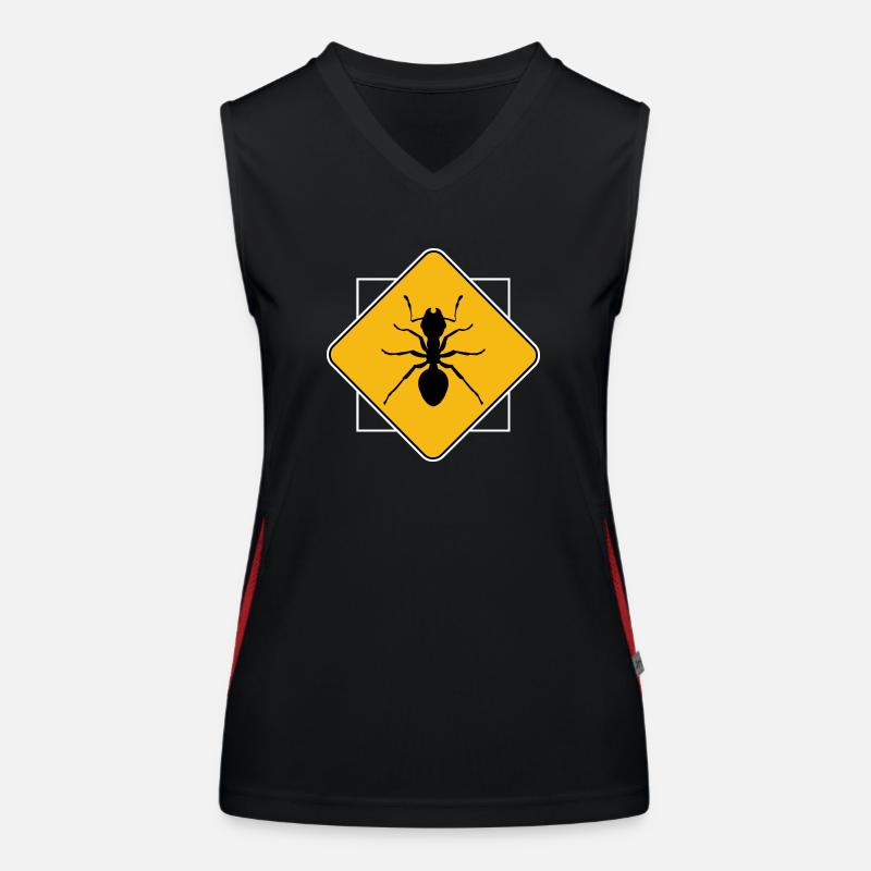 ant state ant ant friends fire-ant Women's Functional Contrast Tank Top