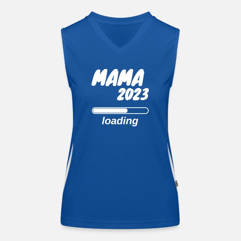 Mama 2023 loading... Women's Functional Contrast Tank Top