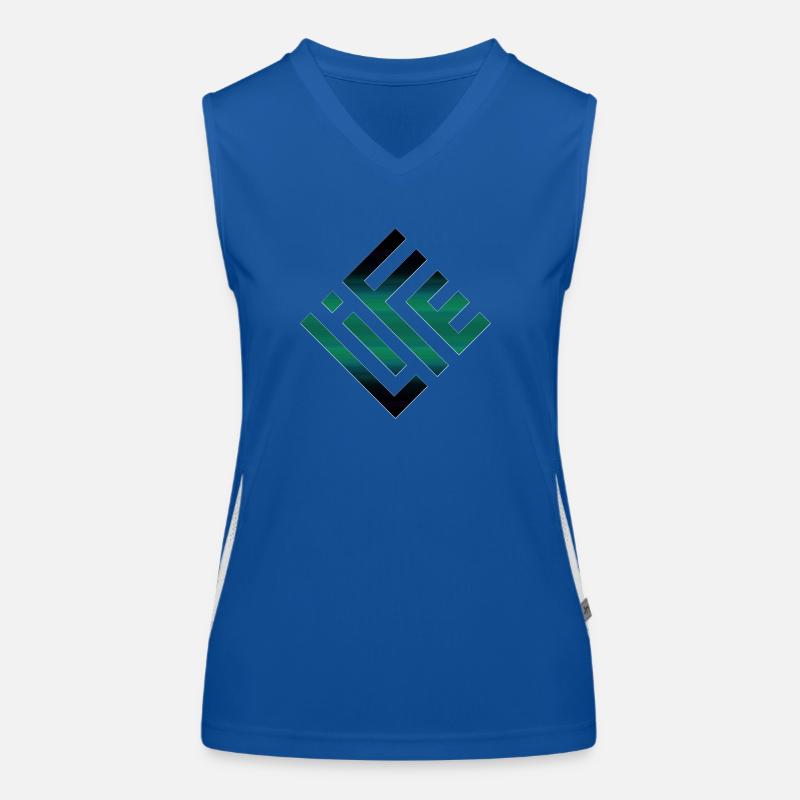 LEBEN Funktionelles Kontrast-Tank Top für Frauen