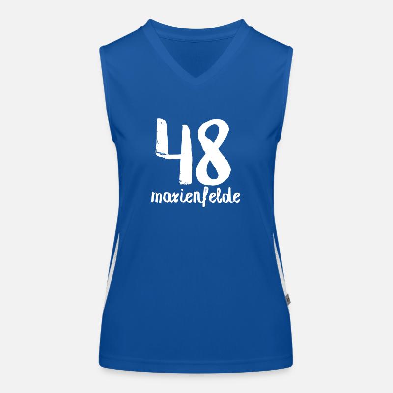 48 marienfelde Berlin Funktionelles Kontrast-Tank Top für Frauen