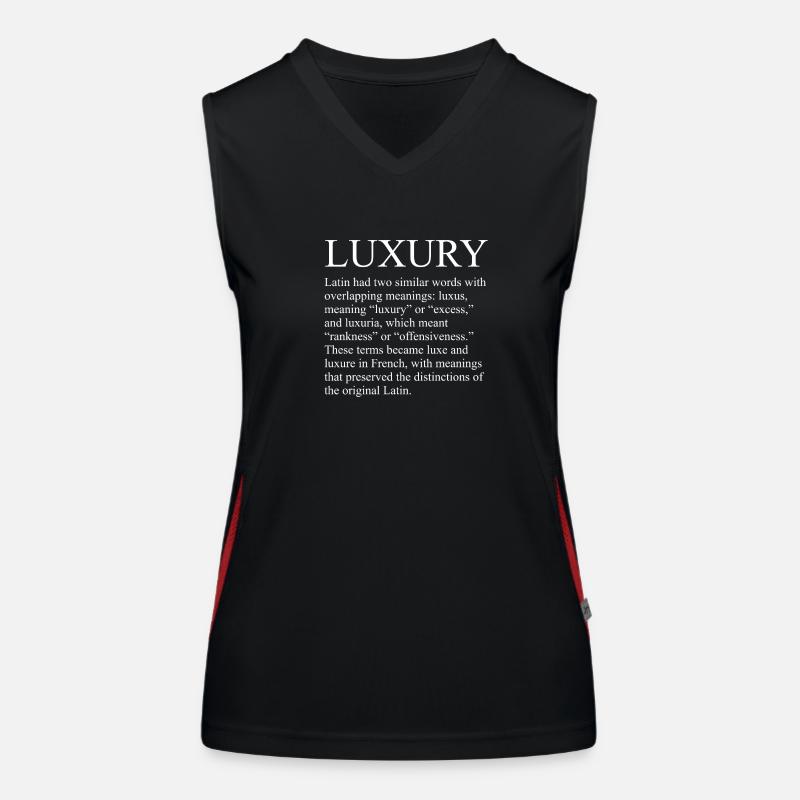 LUXURY - TERM Women's Functional Contrast Tank Top
