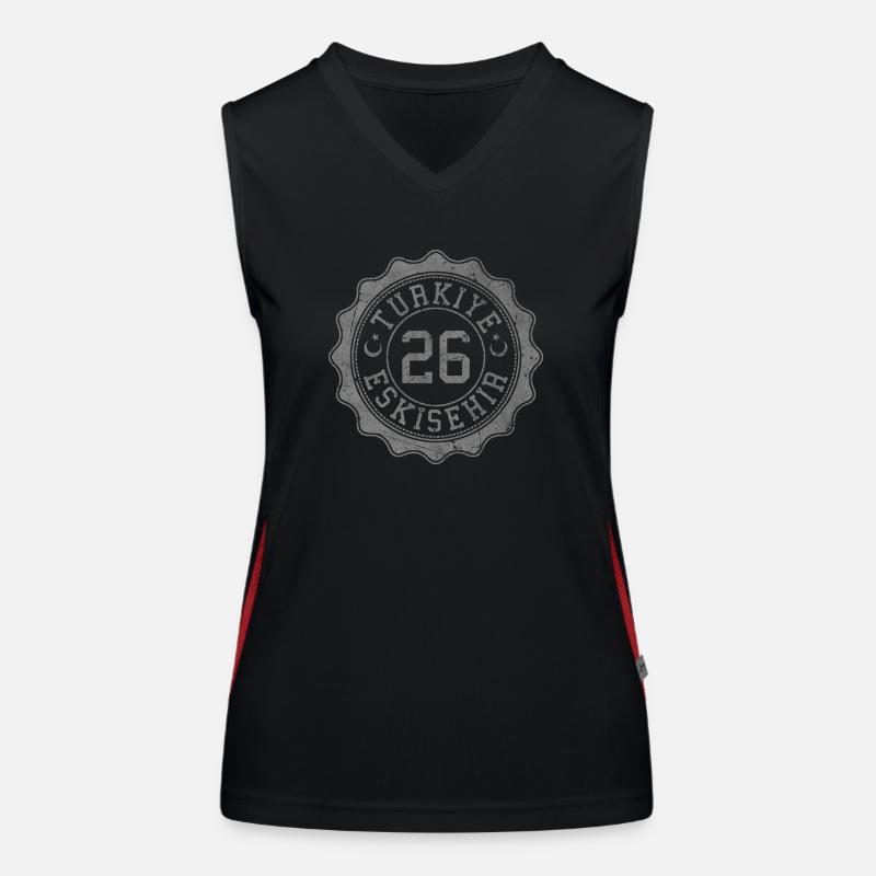 Eskişehir Funktionelles Kontrast-Tank Top für Frauen