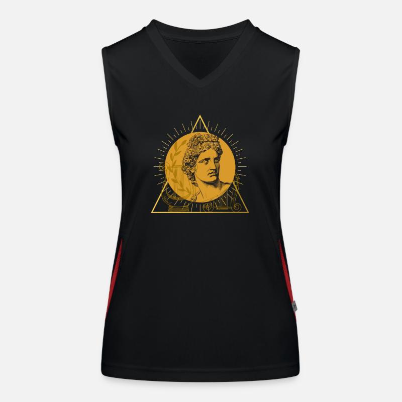 Golden Apollo Funktionelles Kontrast-Tank Top für Frauen