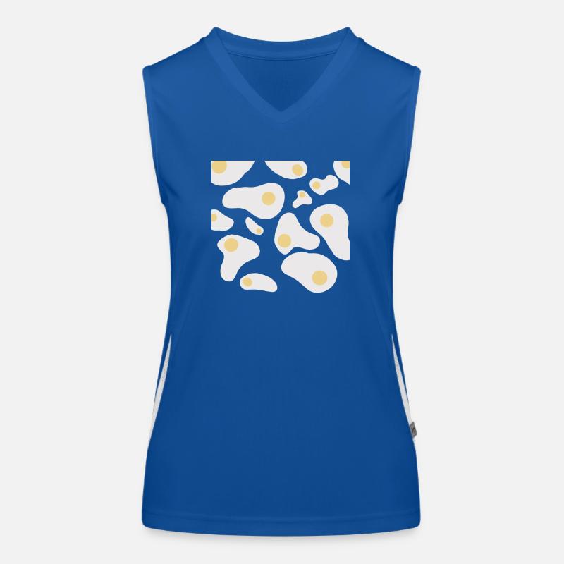 Spiegeleier Funktionelles Kontrast-Tank Top für Frauen